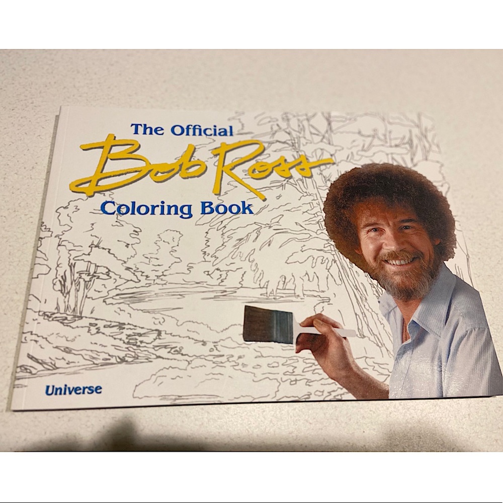 Bob Ross Official Coloring Book
